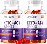 Gommes LIVORKA Keto ACV Ultra Rapides visibles dans la bouteille, pratique à emporter.