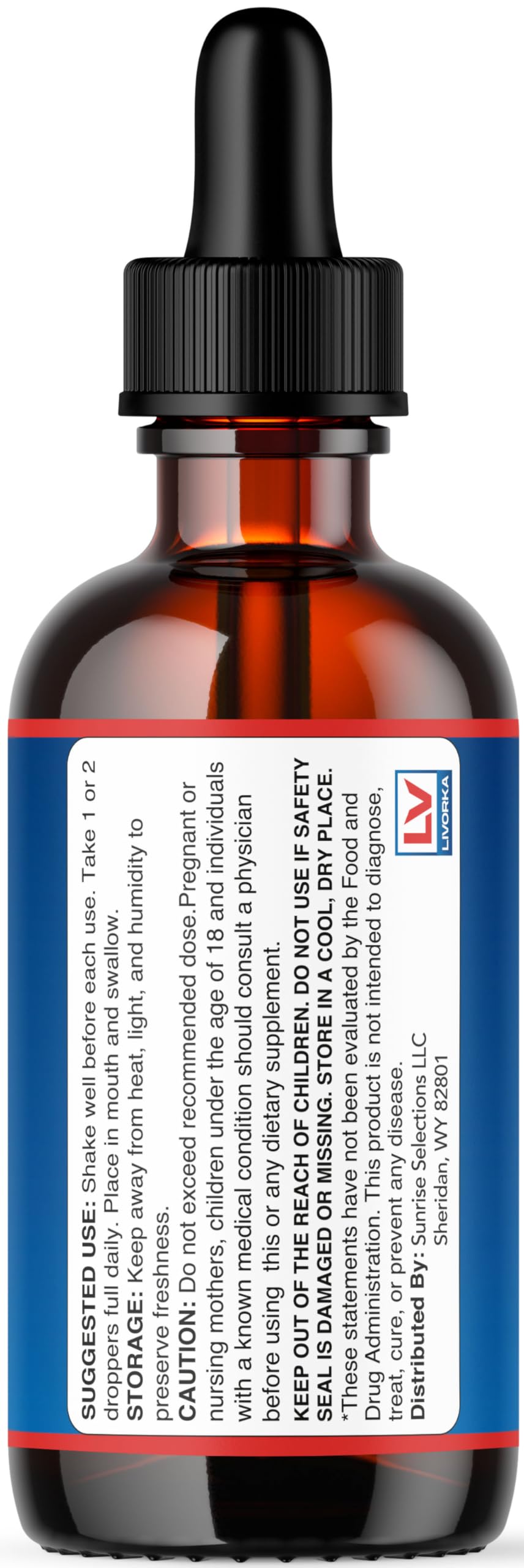 LIVORKA Gouttes Utilisation Quotidienne: facile à ajouter à une boisson.