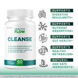 LIVORKA HealthyFlow Cleanse - boîte de capsules visible, pratique pour prise journalière.