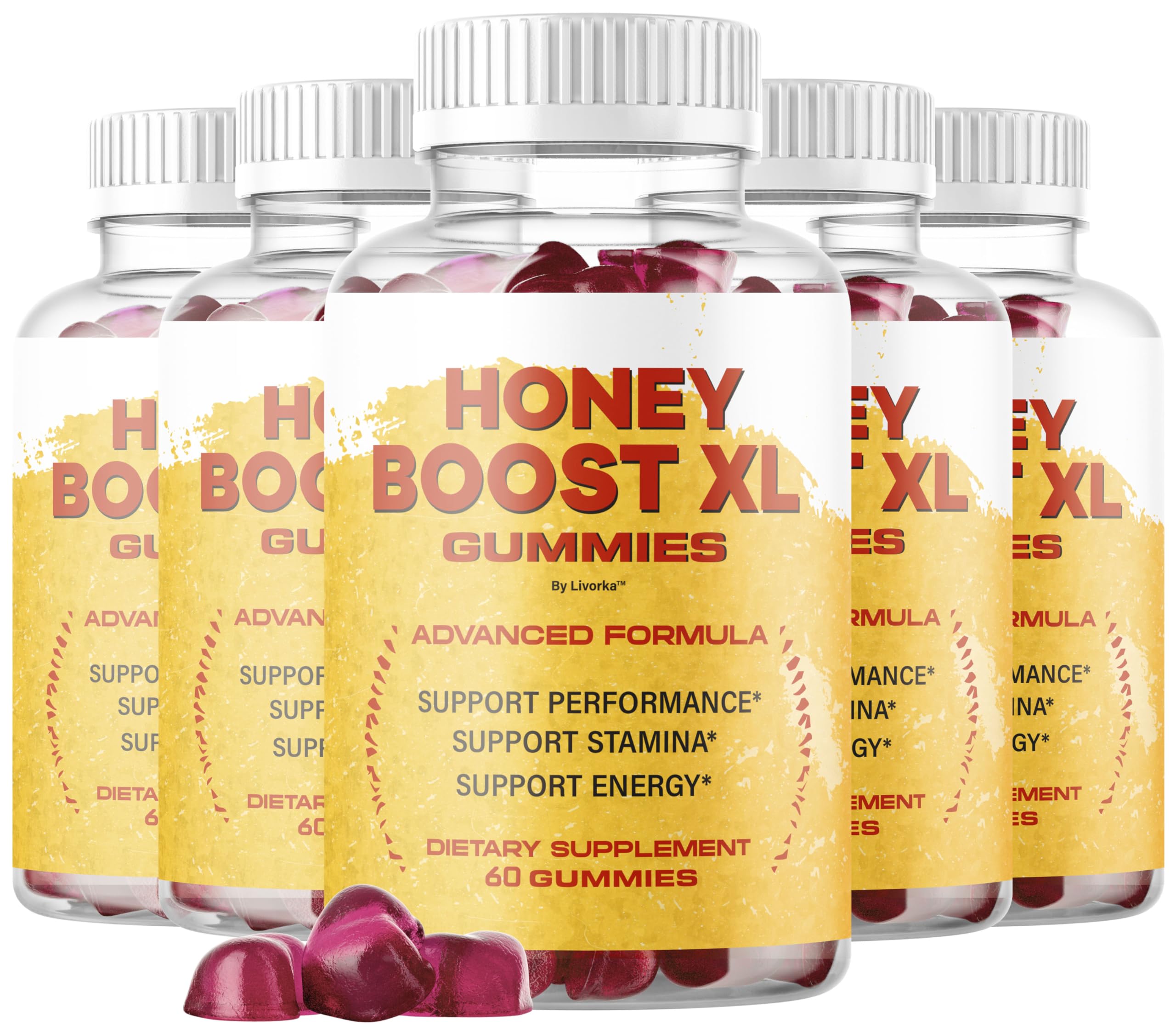 LIVORKA Honey Boost XL, bouteille ouverte, prise facile au quotidien.