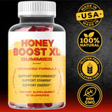 LIVORKA Honey Boost XL, gommes au goût miel et texture agréable.