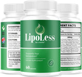 Lipoless LIVORKA : contenu-bocal clair et informatif pour le consommateur.
