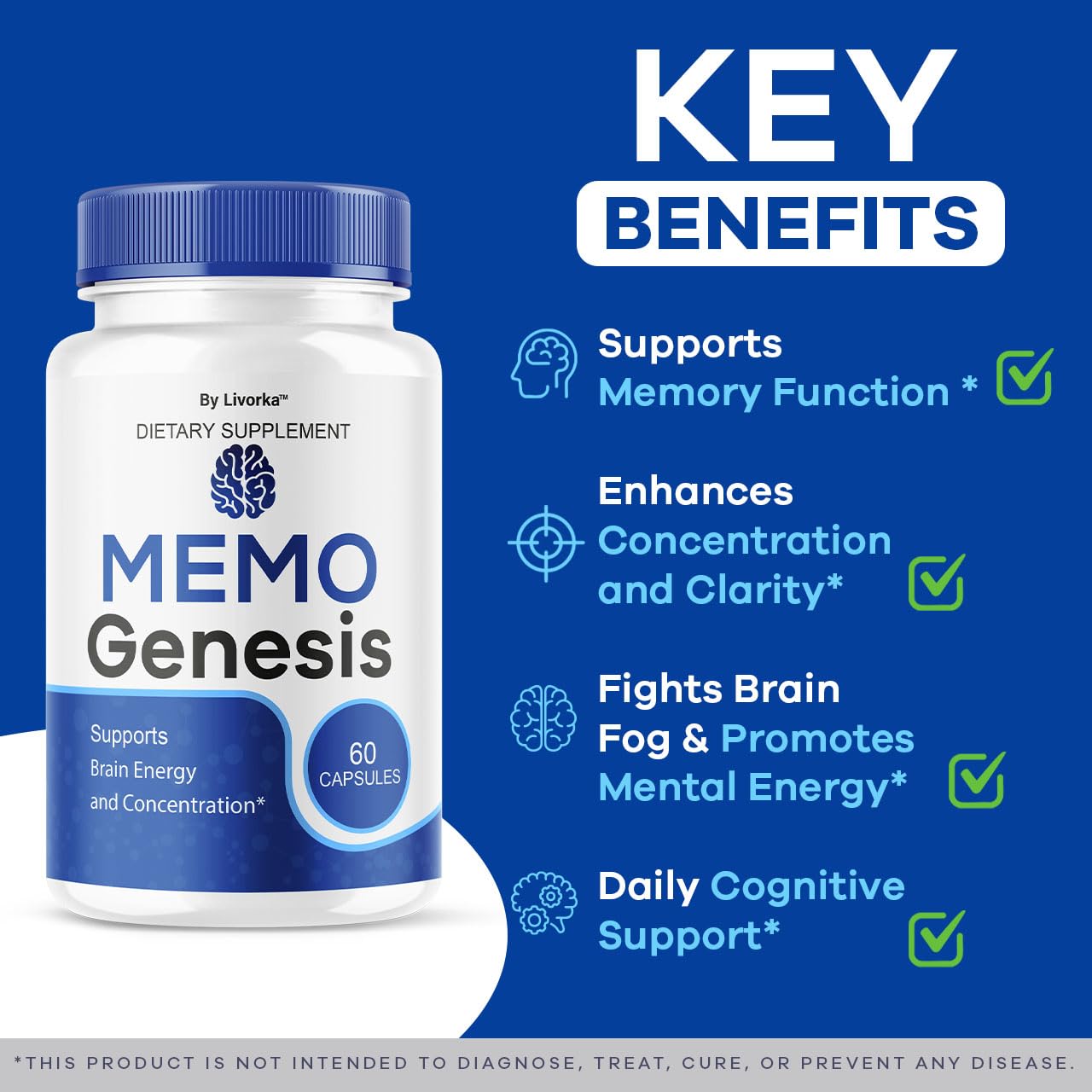 LIVORKA Memo Genesis : capsules en gros plan et usage quotidien.