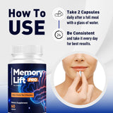 Bouteille Memory Lift Pro LIVORKA sur table avec dosage simple.
