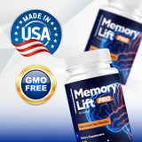 Étiquette Memory Lift Pro LIVORKA en gros plan, indiquant une composition naturelle.