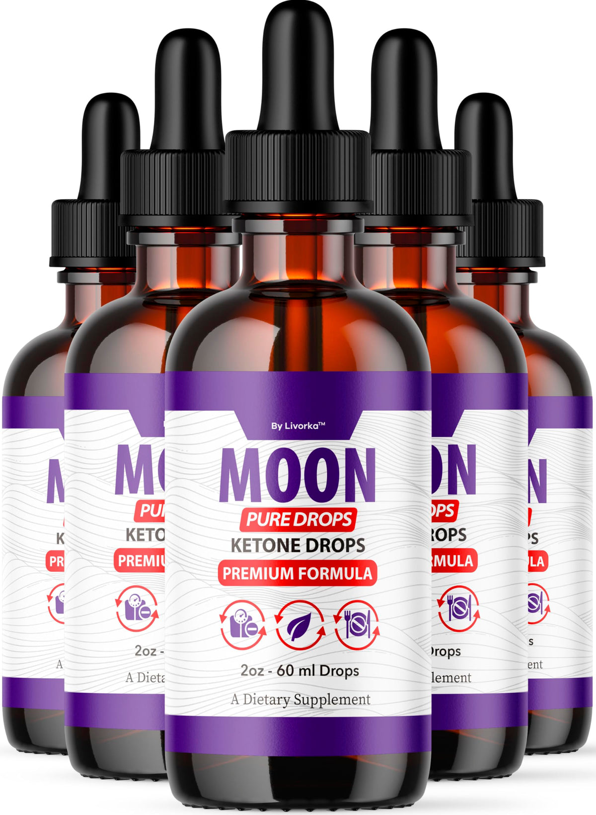 Moon Pure Drops LIVORKA, flacon prêt à l’emploi pour le quotidien