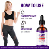 Moon Pure Drops LIVORKA, petit flacon sur plan de travail