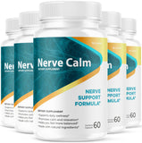 LIVORKA Nerve Calm – bouteille ouverte, soutien potentiel au bien-être nerveux.