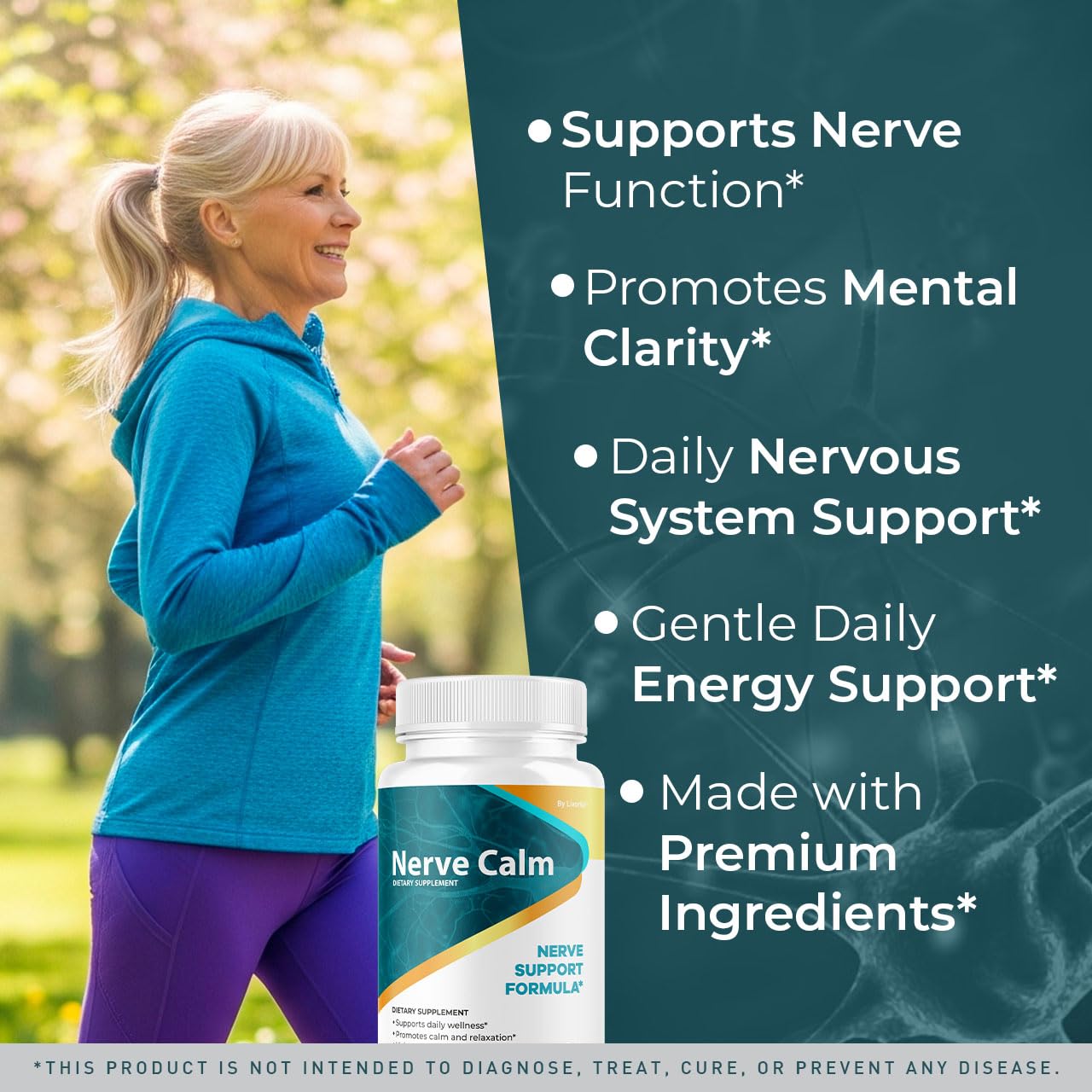 LIVORKA Nerve Calm – capsules dans boîte, prise facile en déplacement.