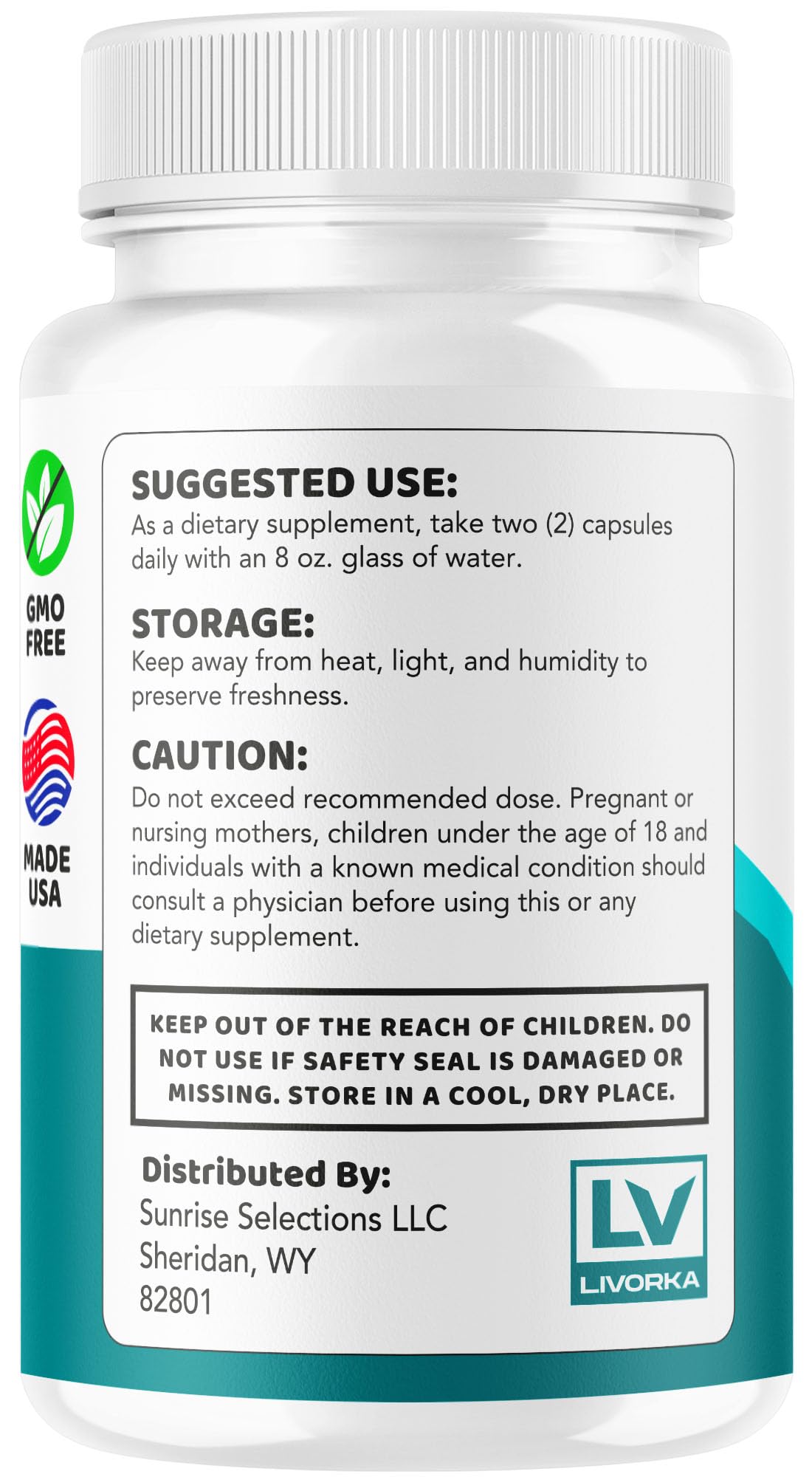 Nervital LIVORKA ensemble-cinq, économie pratique sur le long terme.