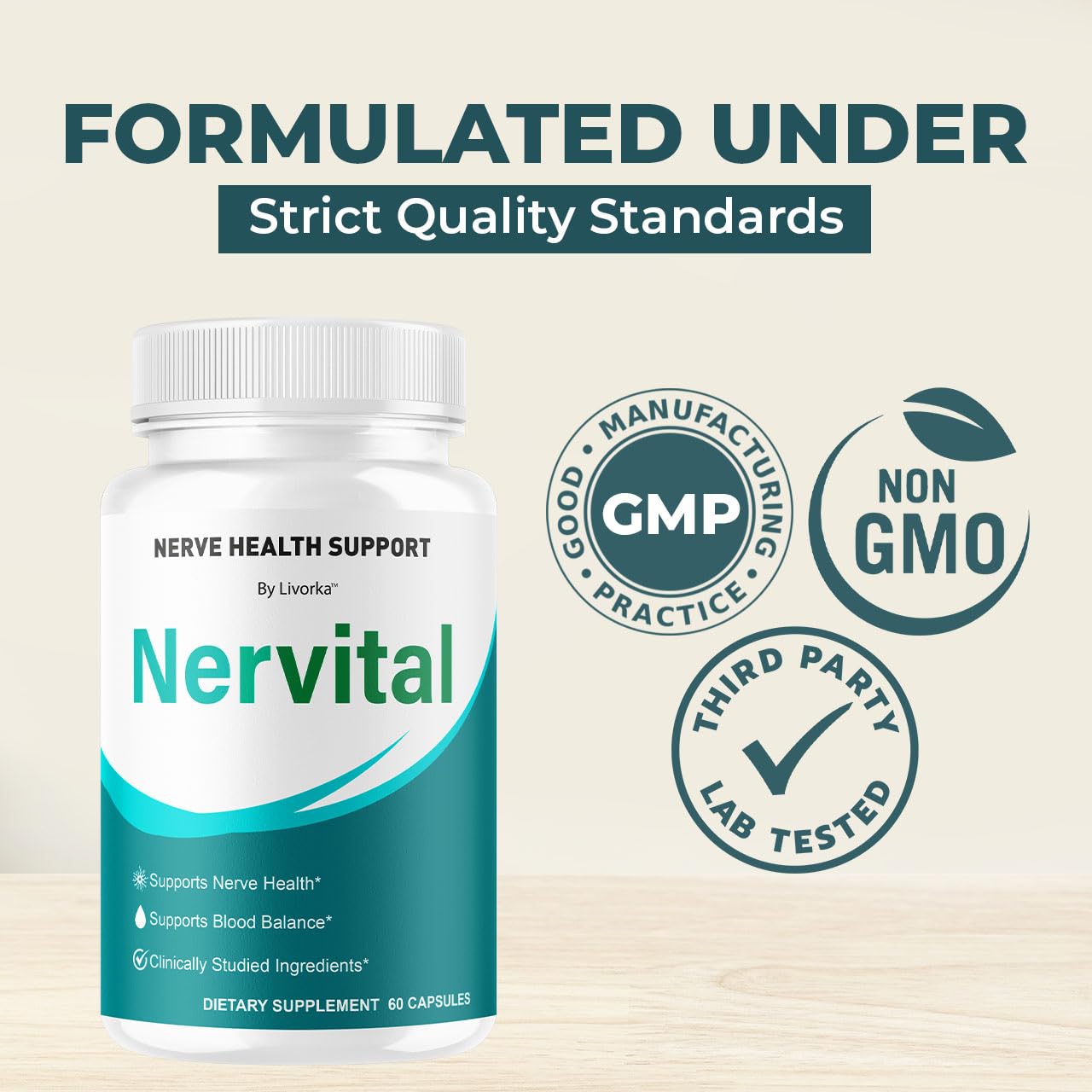 Nervital LIVORKA — amélioration potentielle de la mobilité et du confort.