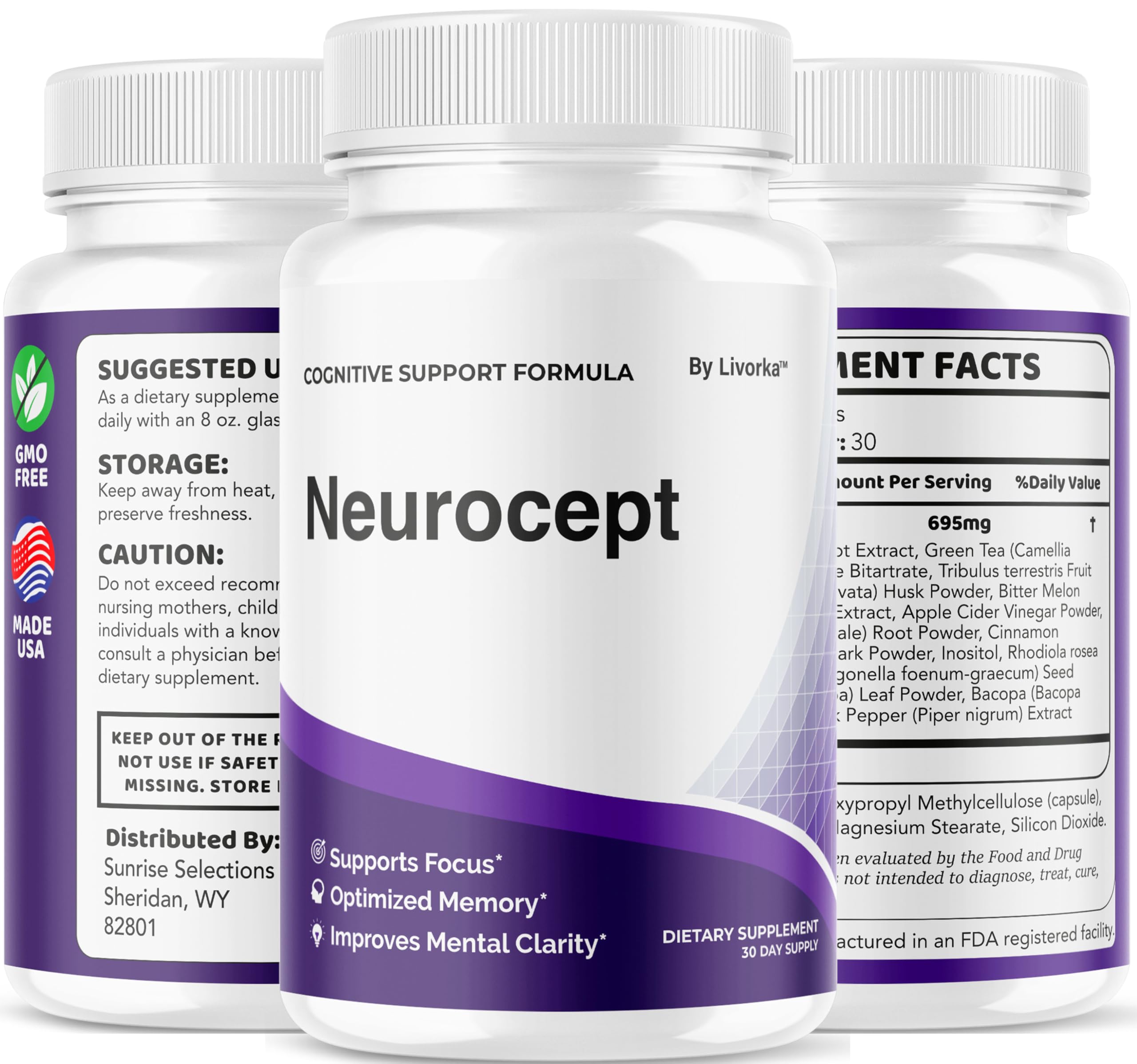 Achat du pack 5 LIVORKA Neurocept pour une routine bien-être prolongée.