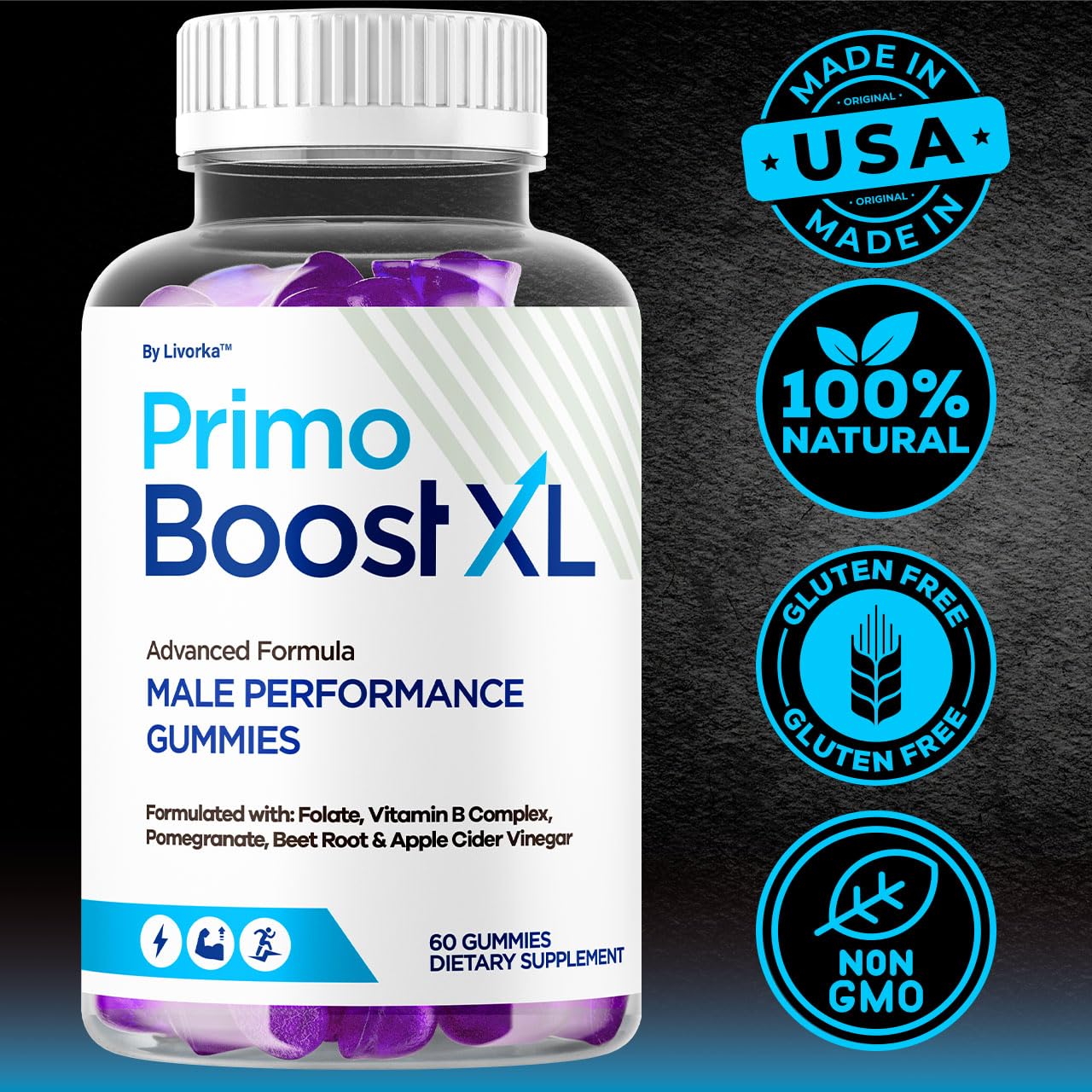 Fabrication USA Primo Boost XL LIVORKA, contrôle qualité et sécurité.