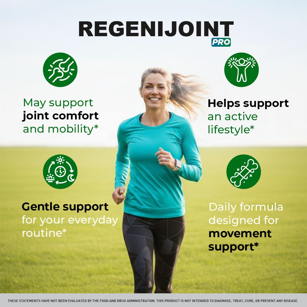RegeniJoint gélules, vue rapprochée des capsules pour usage quotidien