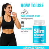 LIVORKA SlimShape étiquette produit, détails clairs et transparents.