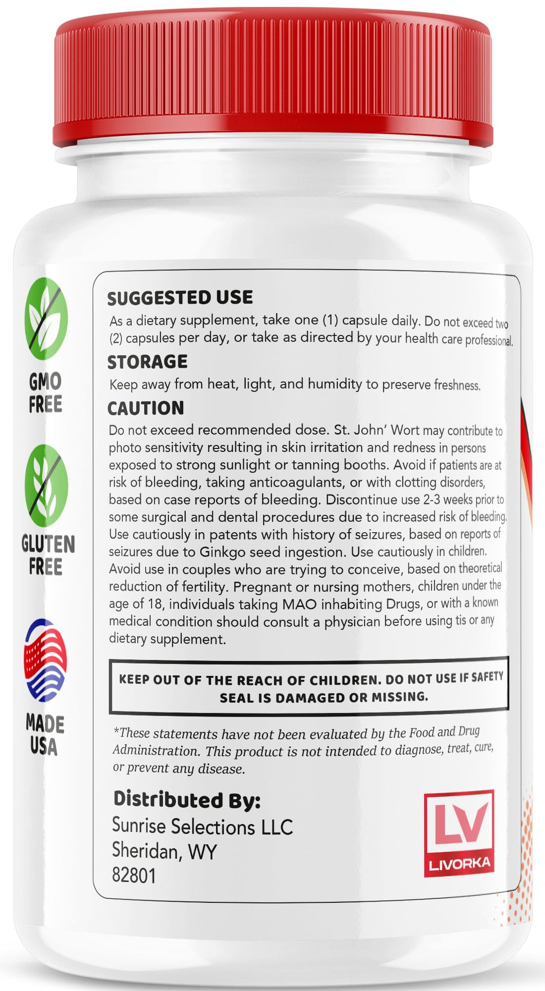 Capsules Sugar Shield LIVORKA dans leur boîte, format pratique.