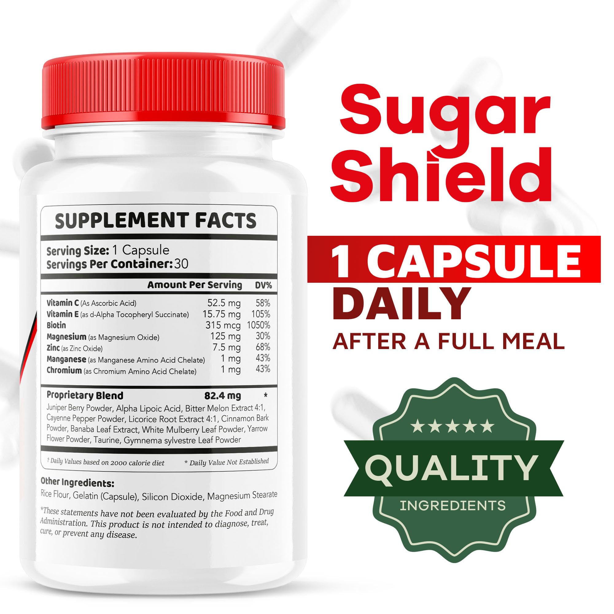 Emballage Sugar Shield LIVORKA sur présentoir, prêt à découvrir.