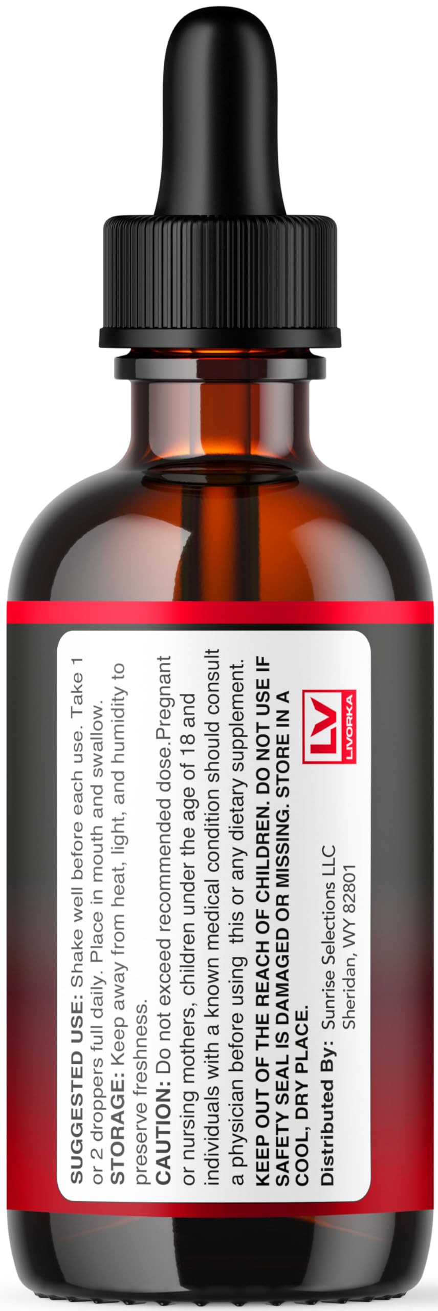 LIVORKA Sugar Six flacon gouttes, dosage pratique pour votre routine.