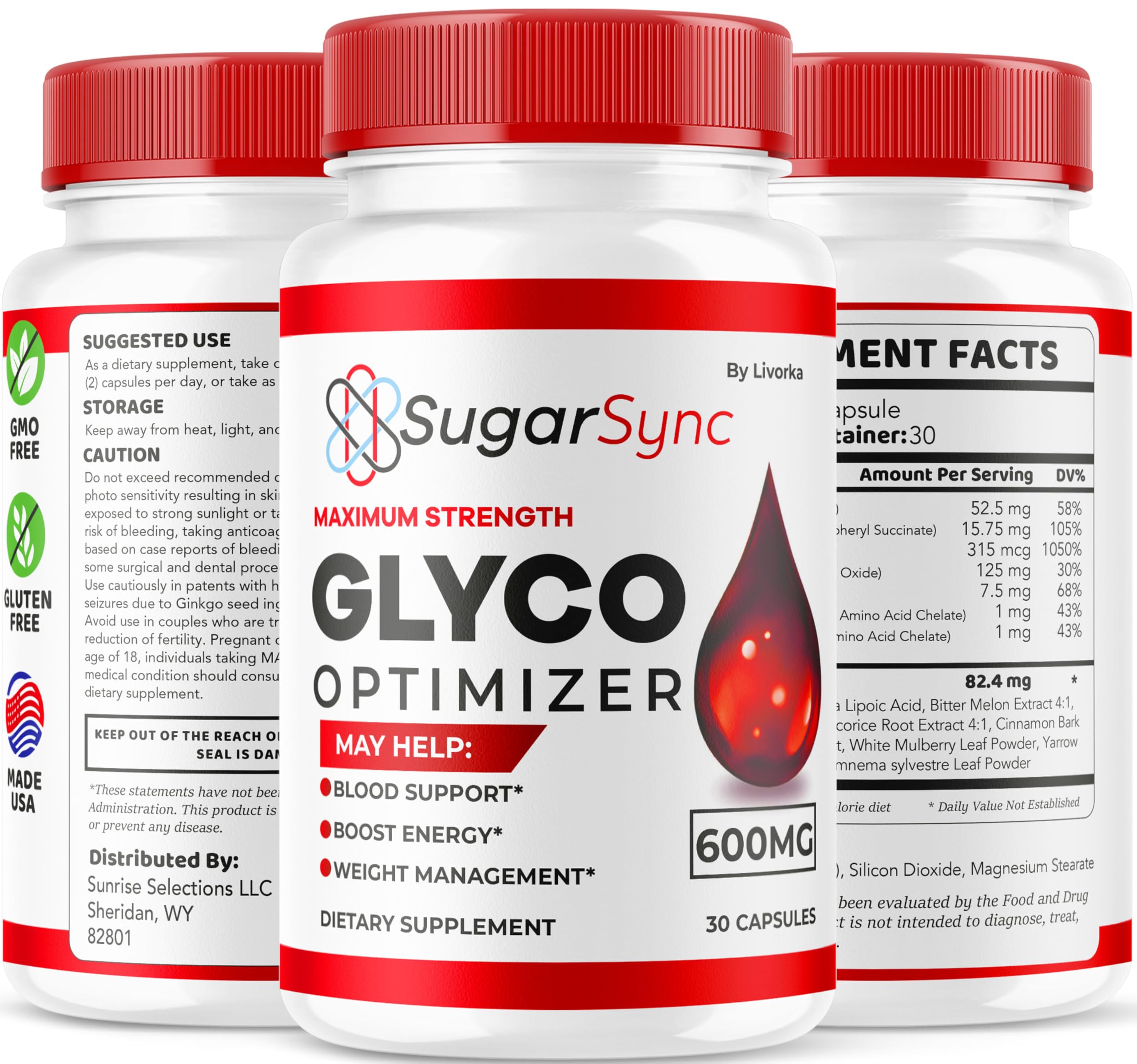 Mode d’emploi post-repas LIVORKA Sugar Sync Glyco pour une utilisation pratique.
