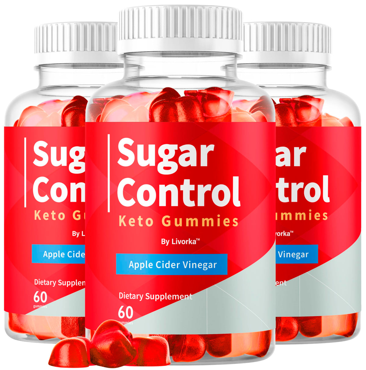 Gommes SugarControl de LIVORKA dans une boîte pratique pour le quotidien.