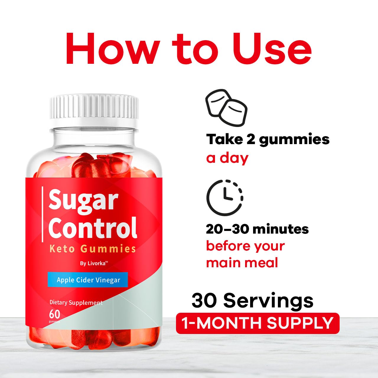 Étiquette lisible avec informations nutritionnelles sur SugarControl.