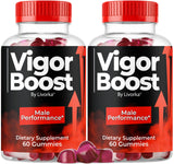 Gommes VigorBoost LIVORKA en bouteille de 60, énergie potentielle au quotidien.