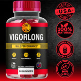 Gommes Vigorlong LIVORKA, ingrédients naturels visibles, confiance et transparence.
