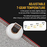 Matériau conducteur durable et surface chaude, utilisation quotidienne.