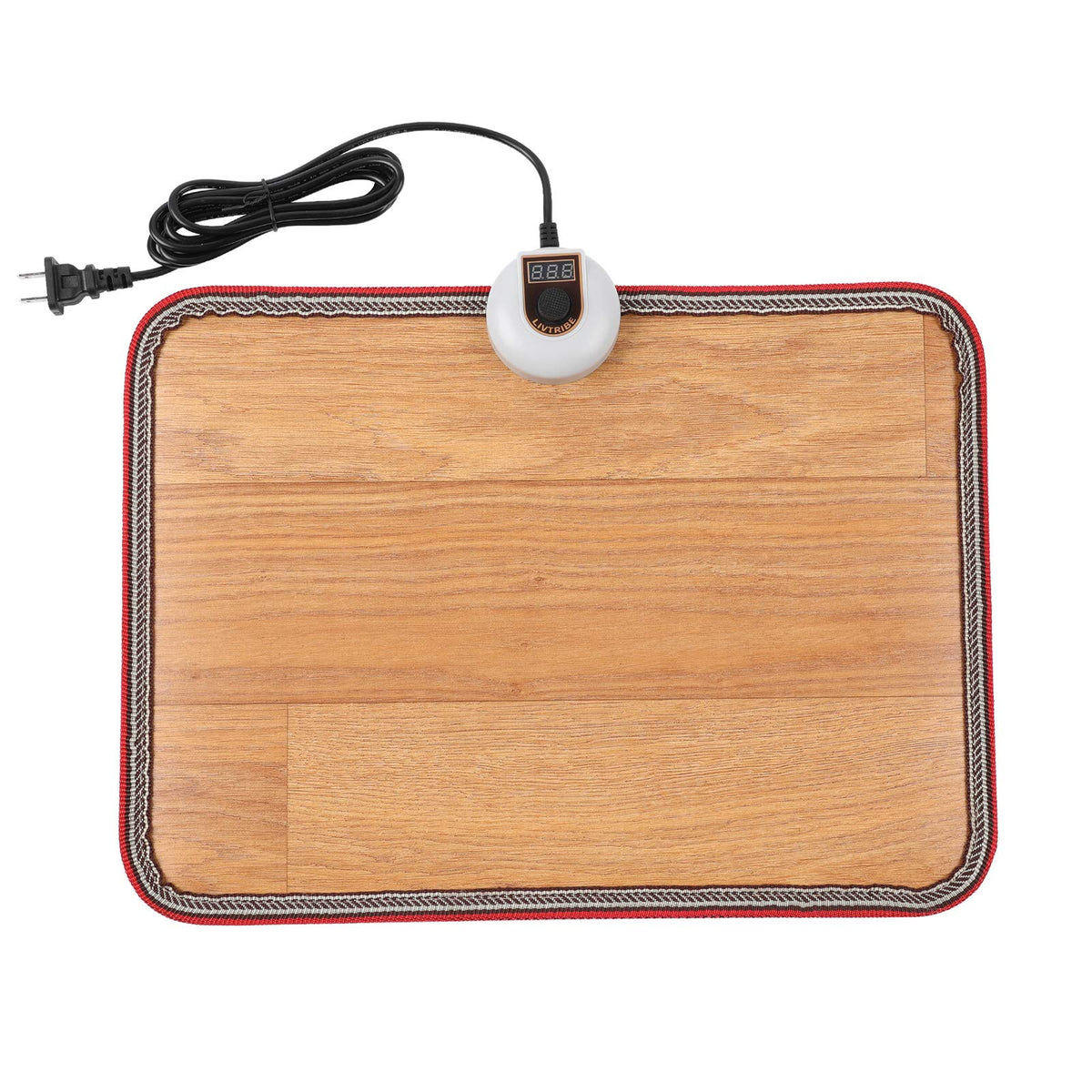 Livtribe Tapis Chauffant pour Pieds, vue bureau avec chaleur rapide.