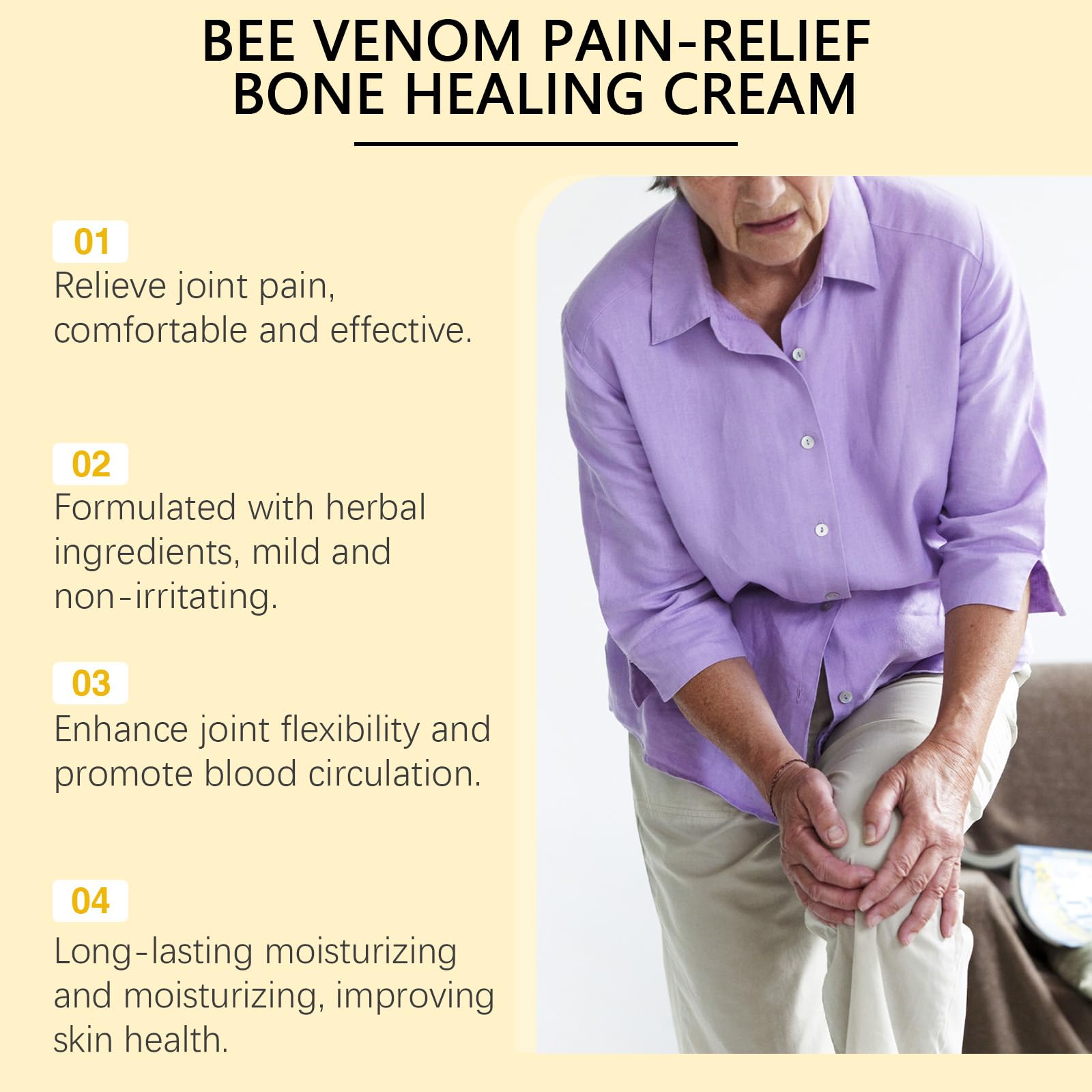 Liwoci Crème Venin Abeille : relief des articulations et mobilité.