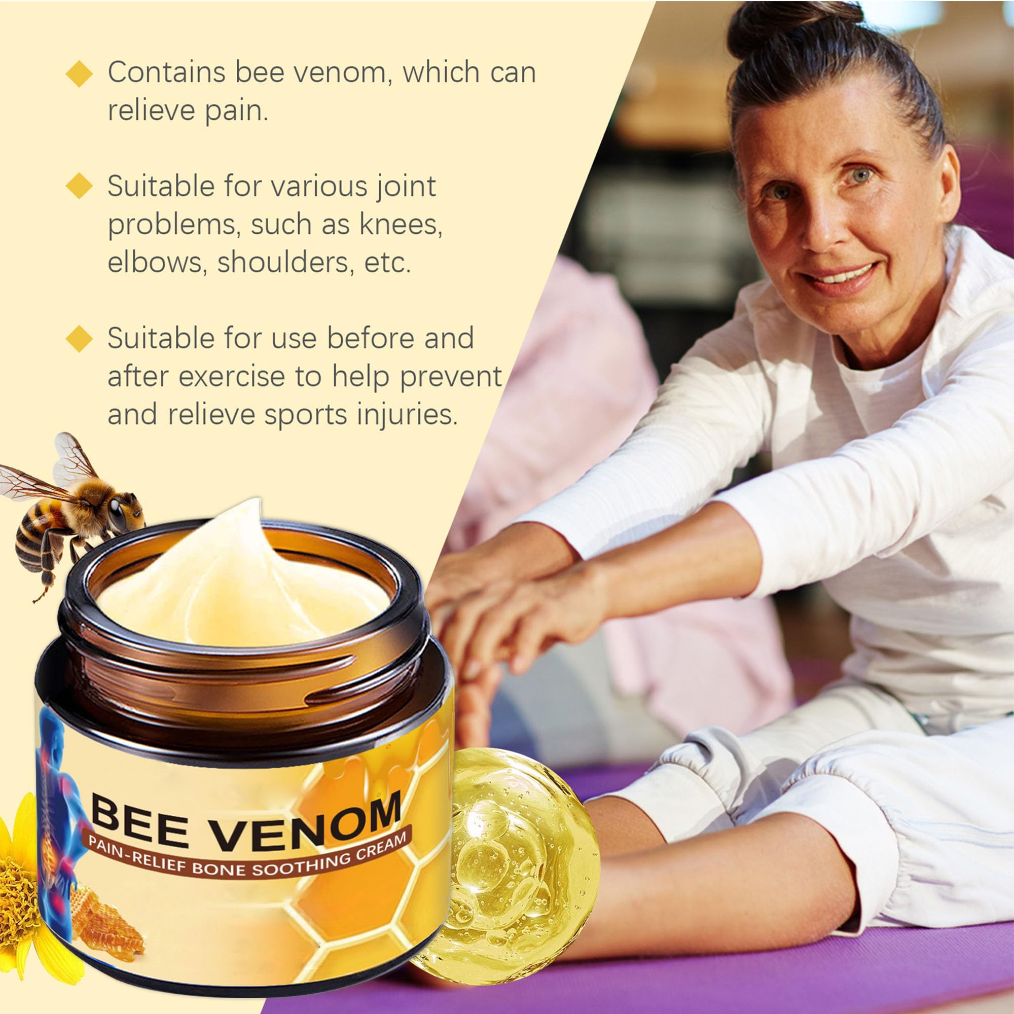 Liwoci Crème Venin Abeille : rituel quotidien de soin et bien-être.