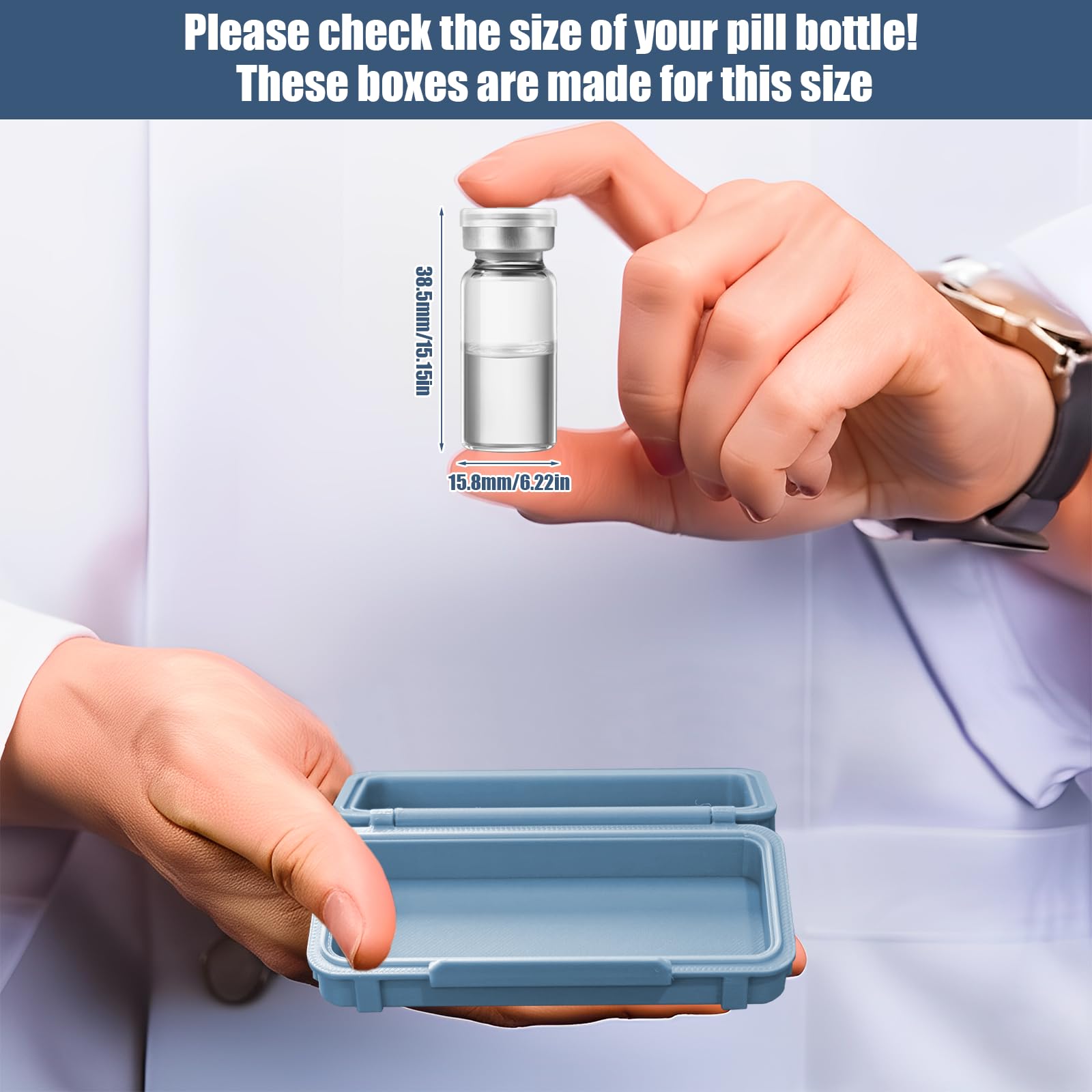 liwupro étui portable fioles 3ml, idéal pour déplacements