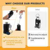 LJHYSD étui inhalateur à clipser sur sac et ceinture.