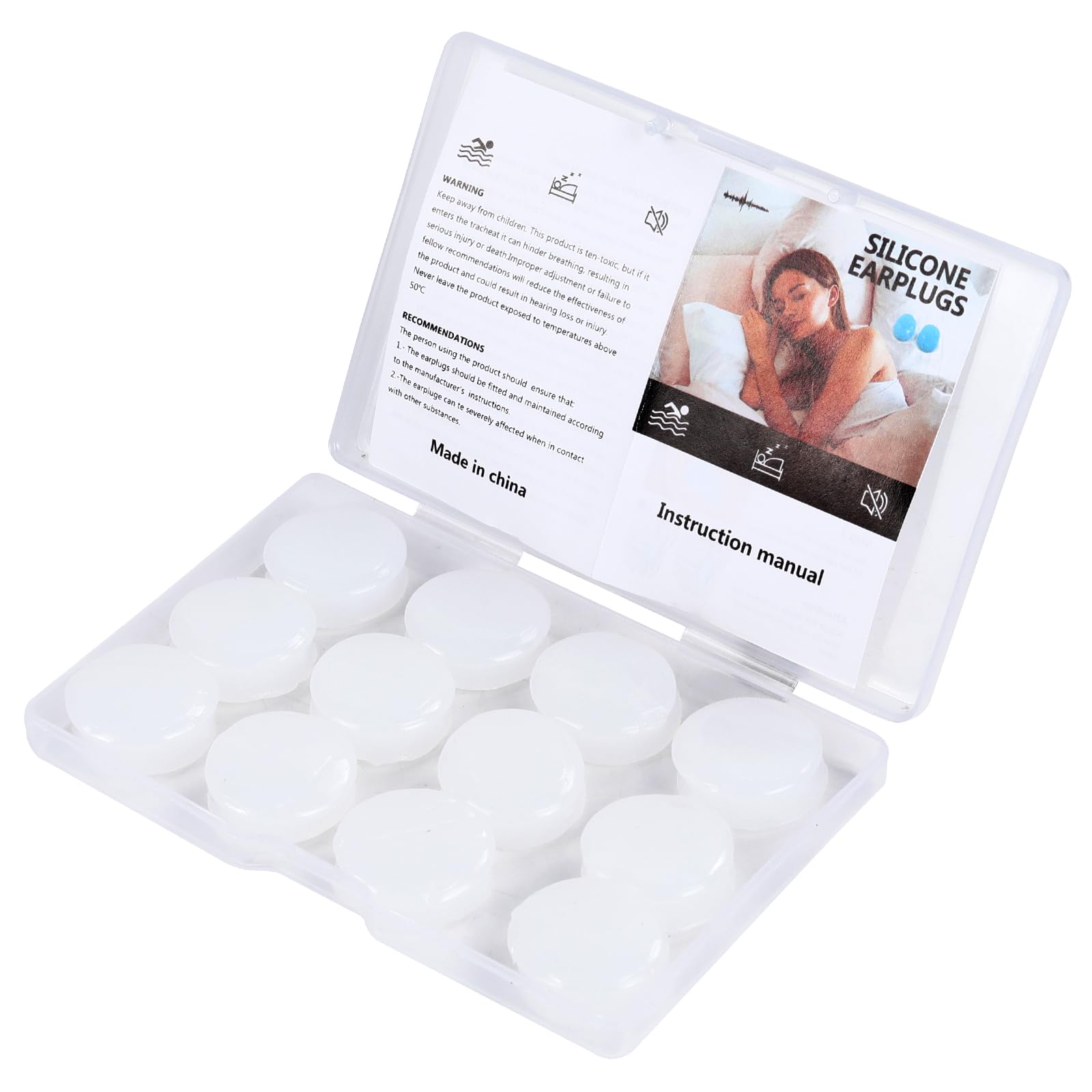 Bouchons LKbeuuu en silicone moulable avec emballage pratique pour rangement.