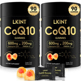 Gommes CoQ10 LKINT goût orange, énergie durable et soutien antioxydant.