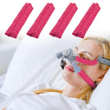 Couvre-bandeau satin rose de LKLKKC, réduit les frottements et irritations.