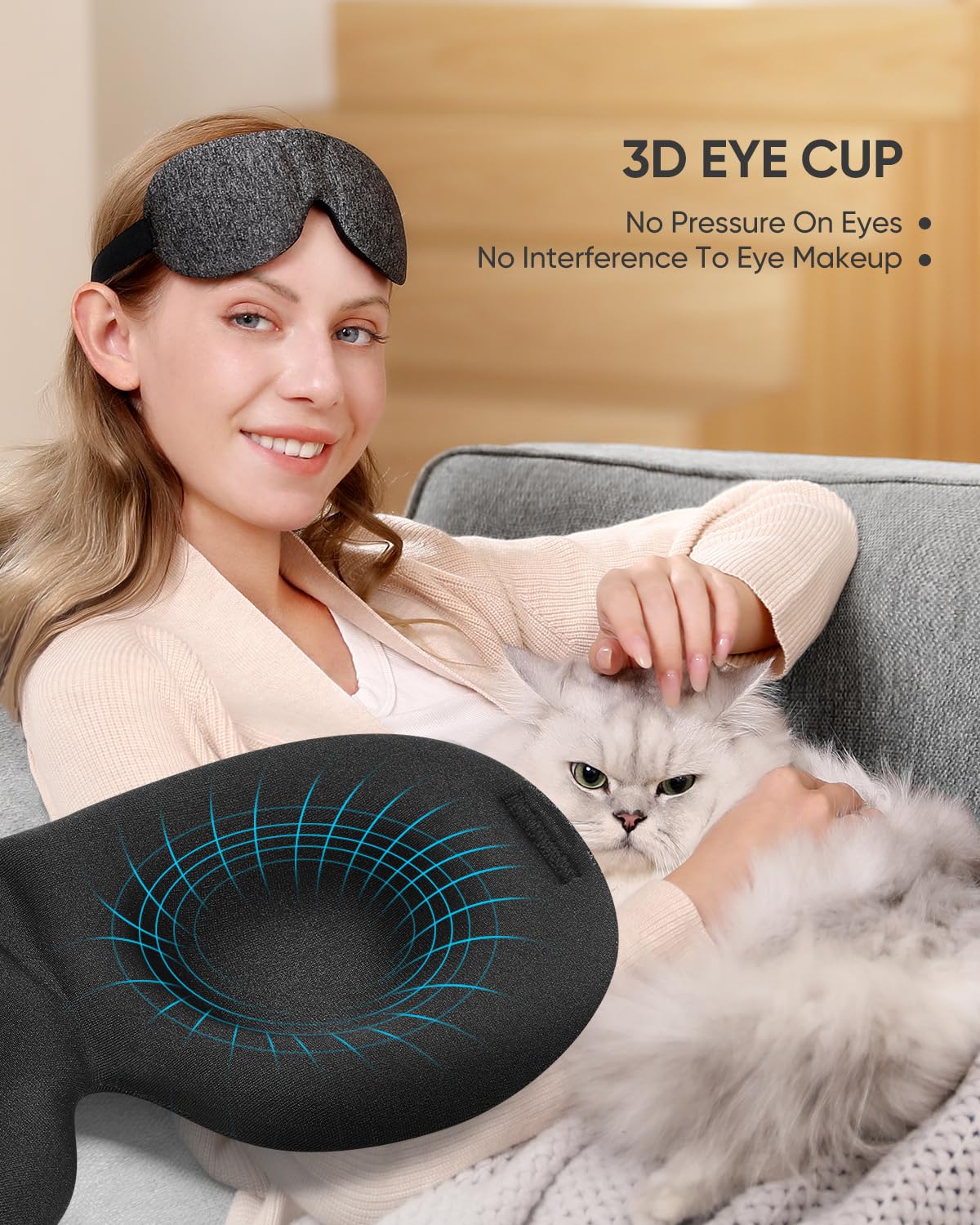 LKY DIGITAL Bandeau reglable doux ne gêne pas les cheveux.