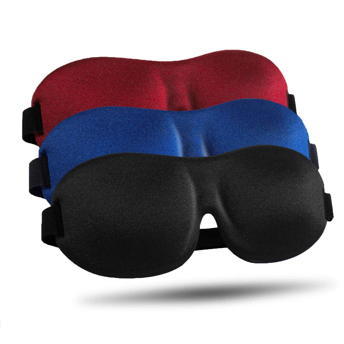 LKY DIGITAL masque-sommeil côté, contour 3D, blocage lumineux complet pour dormeurs sur le côté.