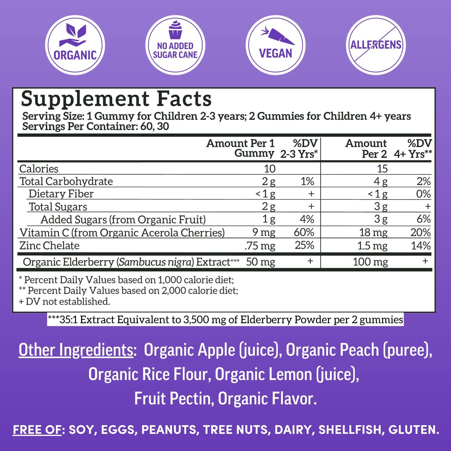 Extrait de sureau biologique Llama Naturals pour soutien immunitaire potentiel
