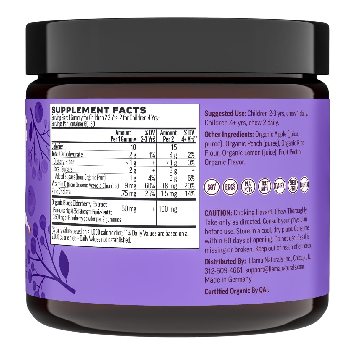 Gommes dentiste amie de Llama Naturals, douceur adaptée aux dents
