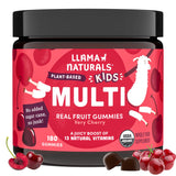 Gomme Llama Naturals pour enfants en bouteille, soutien nutritionnel pratique