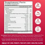 Gomme Llama Naturals cerise: prise facile et goût agréable pour votre routine.
