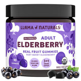 Gommes de sureau Llama Naturals pour adultes, soutien immunitaire naturel.