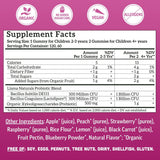 Gommes véganes Llama Naturals, sans additifs, fruits bio pour enfants.