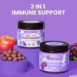 Goût fruité apprécié par les enfants, gommes Sureau Llama Naturals