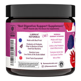 Gommes véganes Llama Naturals, sans produits d'origine animale.