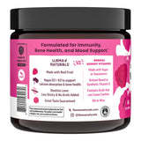Gommes D3 Llama Naturals : fruits réels et goût framboise