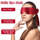 LLOUSSAK, masque satin rouge double-face pour ambiance romantique