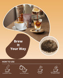 LMKEZHAN Café champignon – format voyage et faible caféine pour la journée