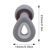 Lmuwecno bouchons d’oreilles trois tailles pour ajustement personnalisé.